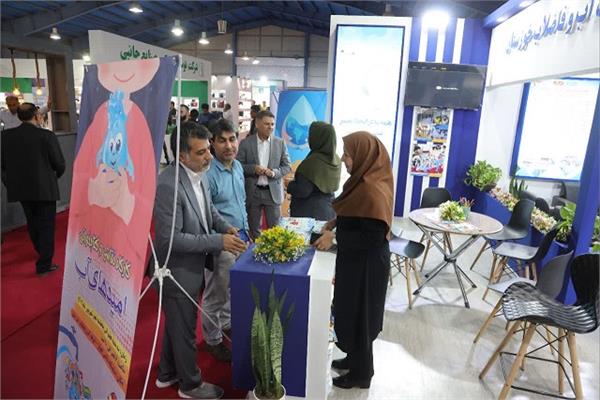 غرفه مدیریت مصرف آب در نمایشگاه هفته دولت 1402