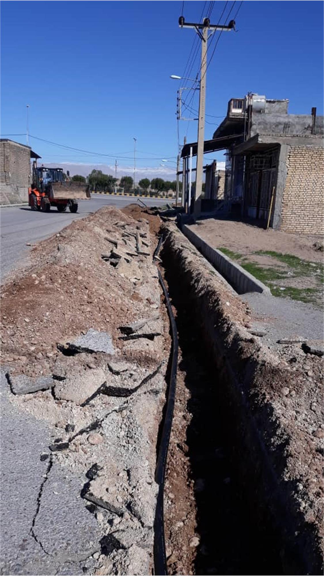 عملیات توسعه شبکه آب شهر حسینیه به پایان رسید