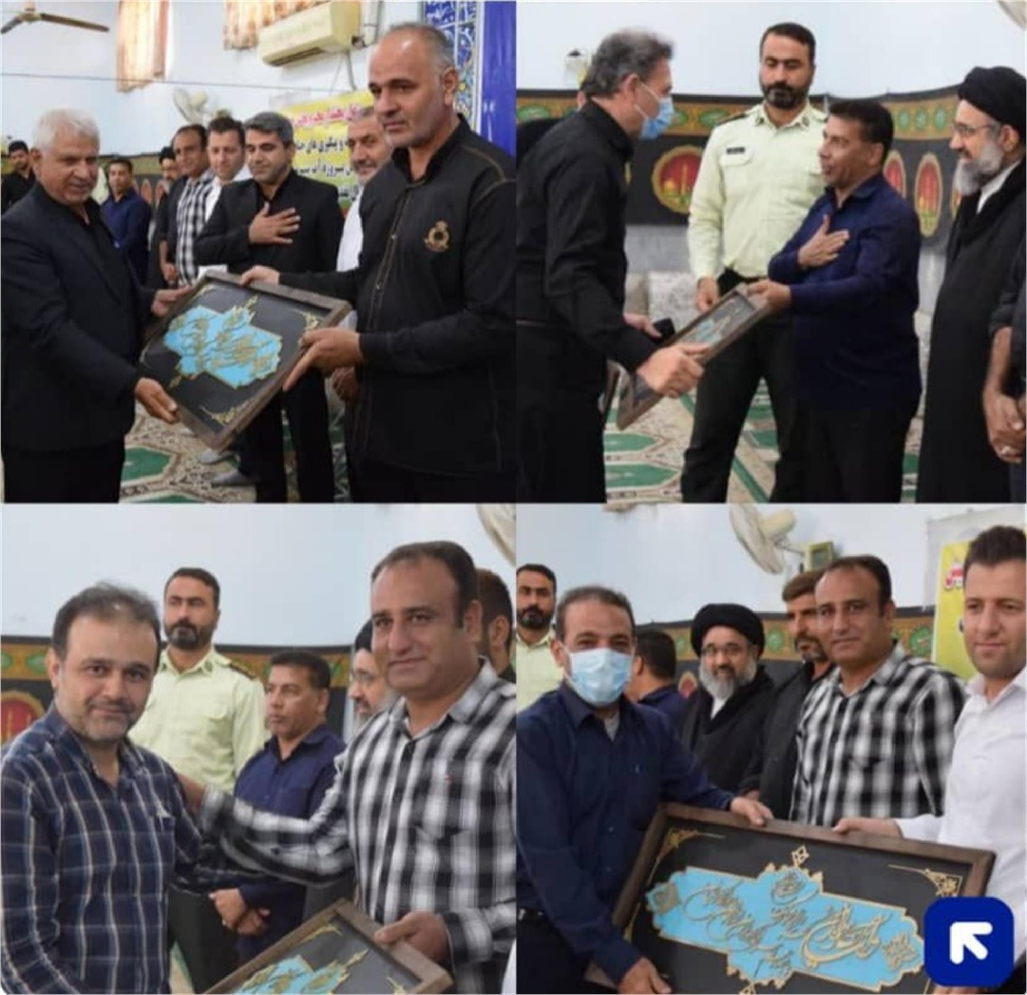 بخشدار و اعضای شوراهای بخش چغامیش دزفول از مدیرعامل آبفا خوزستان تقدیر کرد