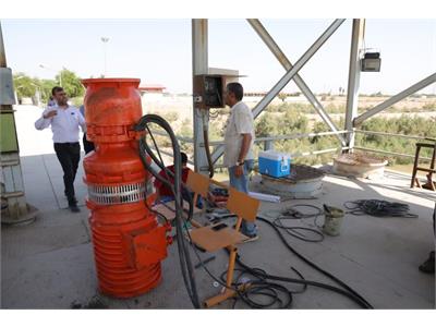 بازدید معاون نظارت بربهره برداری آب و مدیرکل حراست آبفا کشور